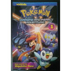 Pokemon Diamond & Pearl Adventure Vol 1 by Shigekatsu Ihara – Viz 2008 PB VG+
